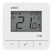 Telpas termostats E4i, balts, 230V, WiFi, ENGO Telpas termostats E4i, balts, 230V, WiFi, ENGO