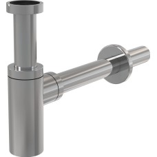 Izlietnes sifons Design 1 1/4"x32, hromēts misiņš,