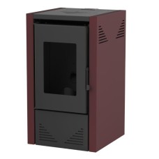 Granulu kamīns JADE AIR 6kW Bordo
