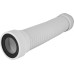 Gofrēts lokanais WC pieslēgs L-540 mm, balts Gofrēts lokanais WC pieslēgs L-540 mm, balts