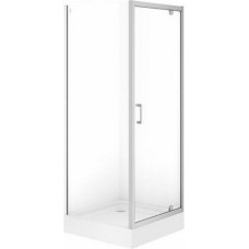 Dušas st. ar paliktni Brasco SQR Pivot 90x90x190cm