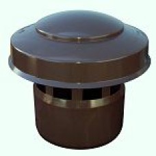 Ventilācijas jumtiņš Dn110mm BRŪNS Wavin