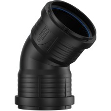 PP MASTER3+ līknis Dn 110x45°  2 uzmavas