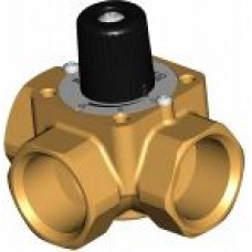 3-ceļu rotāc. vārsts ar rokturi 1¼" i.v. Kvs16, mi