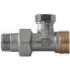 Radiat.noslēgvent.1/2"x3/4"eirokonuss, taisns GF