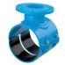 Segli PE/PVC caurulei ar atloku D200mm x Dn100 BLU