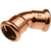CUpress 45° līkums 76,1 mm i-i, KAN-Therm