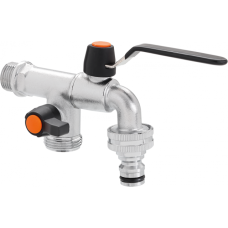 Dārza krāns ar diviem izvadiem 1/2'' Claber