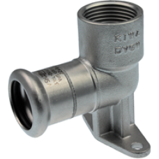 Inox ner.tēr. sienas līkums, garš, 22 x ¾\" KAN-th