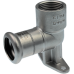 Inox ner.tēr. sienas līkums, garš, 15 x ½" KAN-the