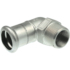 Inox ner.tēr. 90° līkums 22 x ¾\" ā KAN-therm