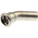 Inox ner.tēr. 45° līkums 18 mm i-ā KAN-therm