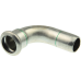 Inox ner.tēr. 90° līkums 88,9 mm i-ā KAN-therm