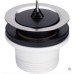 Izplūde izlietnei 1 1/2'' īsā, balta, plastmasas V