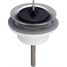 Izplūde izlietnei ar korķi 1 1/4'' x 55mm balta Vi