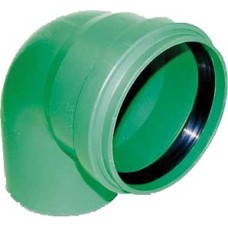 PP gludsienu līkums DN250 45° SN10 Wavin GreenConn