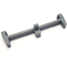 Restes stiprinājums 80mm (10gab) pelēks plastmasas