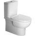 WC pods Duravit No.1 Rimless, ar SC vāku, horiz. i