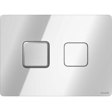 WC plāksne Accento Square, hroms, glancēta, CERSAN