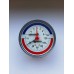 Termomanometrs TIM-80; 0-6bar/120*C; T1/2''; D80mm