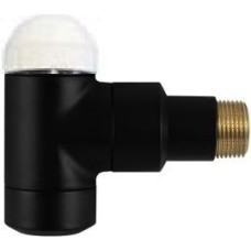 Term.vent. leņķa DeLuxe 1/2" melns matēts (1792449