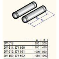 Dūmvada gargabali D60, 1950mm (2 gab.), DY692, PPS