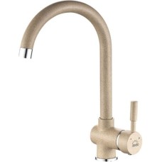 Virtuves maisītājs Lete, U-forma, bēšs granīts