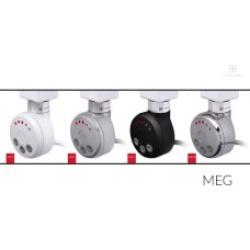 Sildelements MEG 1/2"M 300W, melns,Terma