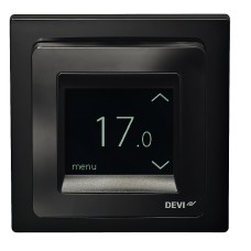 DeviReg Touch termoregulators, melns