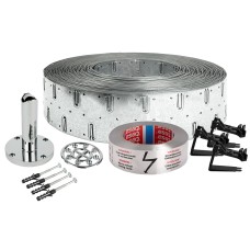 Sienas kronšteins 12cm, hromēts