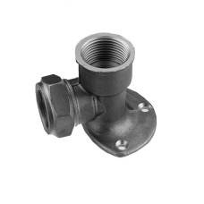 Pieslēglīkums ar sienas stiprinājumu 15x1/2"