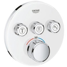 Grohtherm SmartControl dušas termostata virsapmetuma daļa, 3 režīms, balts