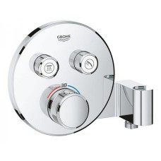 Grohtherm SmartControl dušas termostata virsapmetuma daļa ar dušas klausules turētāju, 2 režīmi, hroms