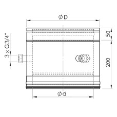 Mērījuma pieslēguma veidgabals DW25/300