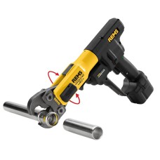 REMS Akku-Press ACC Li-Ion Set ar akumulatoru darbināma radiālā prese ar automātisku atpakaļgājienu pēc presēšanas pabeigšanas