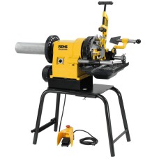 REMS Magnum iekārta vītņu griešanai, nogriešanai, grātes noņemšanai, muftu piegriezšanai, ierievju iespiešanai līdz 4''