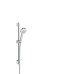 Crometta 100 Vario rokas dušas klausule ar dušas stieni 0.65m, balts/hroms