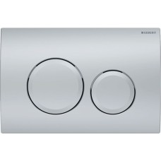 Geberit noskalošanas taustiņš Delta20, apaļš, divu režīmu skalošana, Taustiņš chrome / matēts