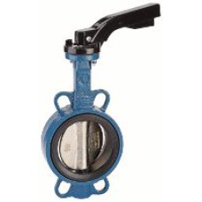 Puspagrieziena vārsts PN10 DN200 GG-25 / AISI316 ar rokturi