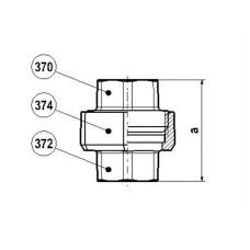Vītņu saskrūve ķeta 2"