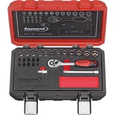 Muciņinstrumentu komplekts 25 daļas 1/4" FORMAT