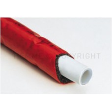 PE-X/AL/PE-X caurule ar izolāciju D32x3.0, sarkana (25m),AL-Cobrapex