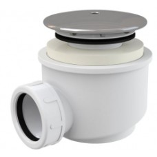 Sifons dušvannai A47CR-60,Ø60, hromēts plastmasas vāciņš