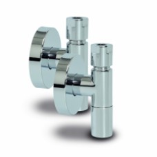 Noslēgvārstu komplekts 1/2x3/8",S54 hroms