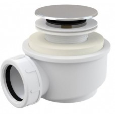 Sifons dušvannai A476,Ø50, Click/Clack, hromēts plastmasas vāciņš