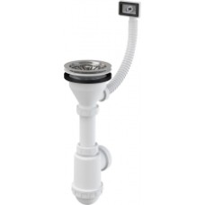 Sifons izlietnei A447-DN50/40 ar NT resti Ø115 un pārplūdi