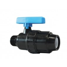 PP Lodveida vārsts D63x2"M, PN10, (9152)