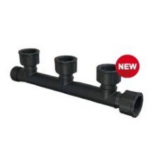 Kolektors ar 3 izvadiem 1"F, slīduzgrieznis