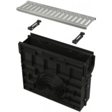 Smilšķērājs drenāžas kanālam AVZ102,plastikas rāmis,c. tērauda režģis, A15 Smilšķērājs drenāžas kanālam AVZ102,plastikas rāmis,c. tērauda režģis, A15