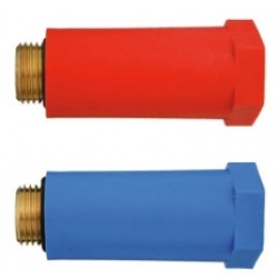 Montāžas korķis 1/2", zils, misiņa vītne